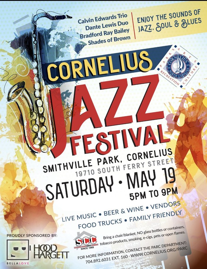 Cornelius Jazz Festival event flyer
